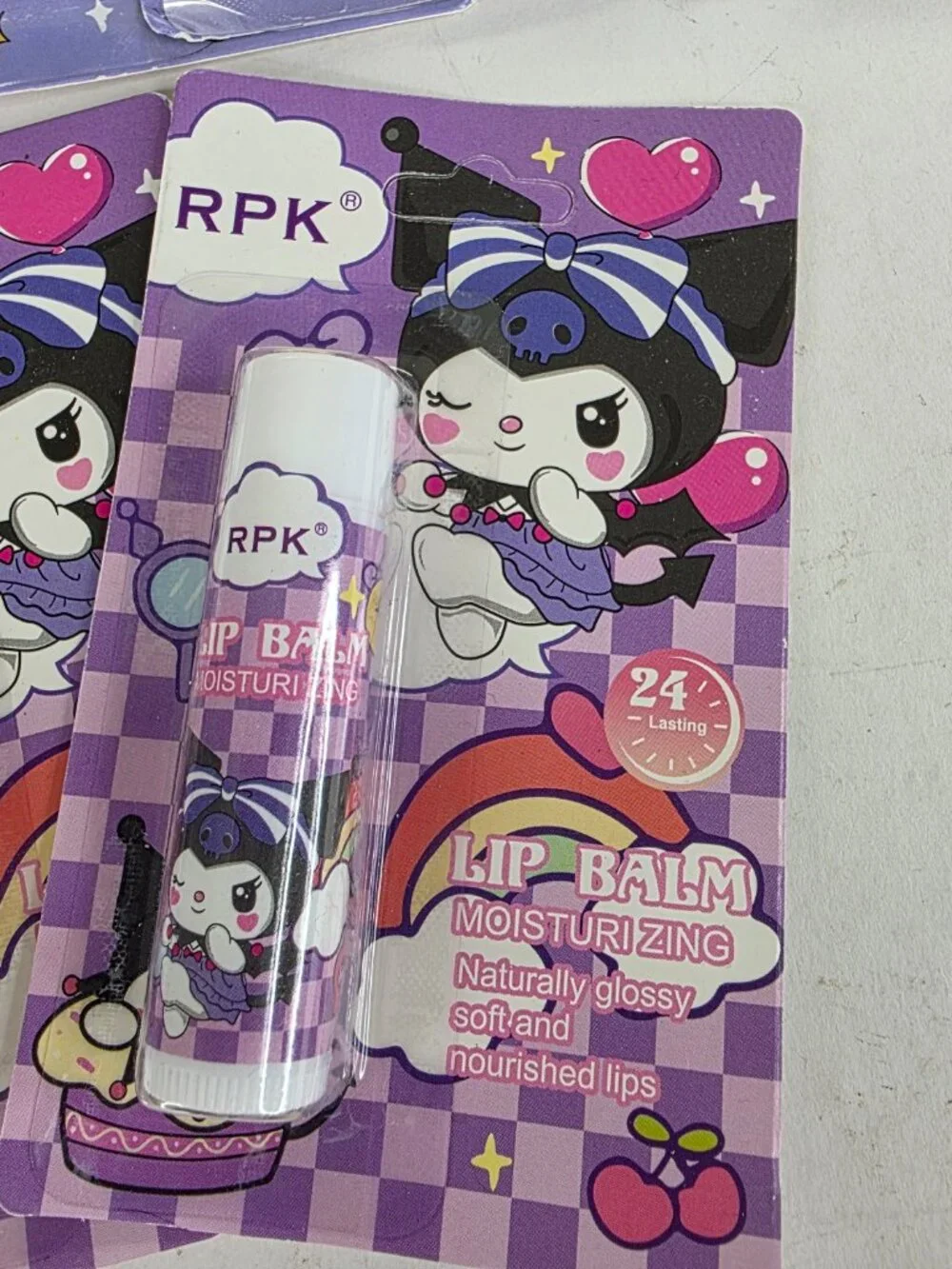 RPK Lip Balm Moisturizing Hello Kitty Stitch Design 24M Balm Pack of 11